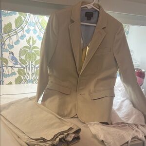 Boys khaki suit from Crewcuts